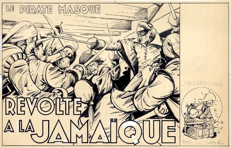 Marijac - Le Pirate Masqué 1949 - Couverture originale