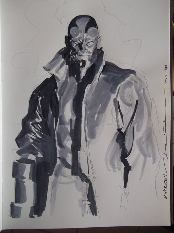 Hellboy by Gérald Parel - Sketch