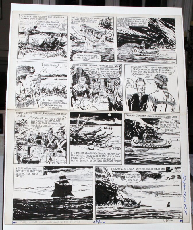 Kline, Davy CROCKETT 1963/1964 - Comic Strip