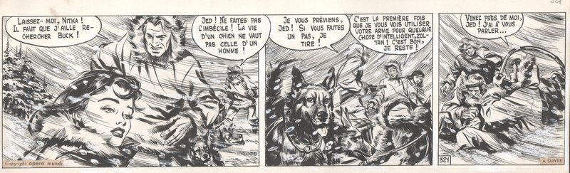 Larraz JED FORAN dans L'aventure au grand nord. - Comic Strip