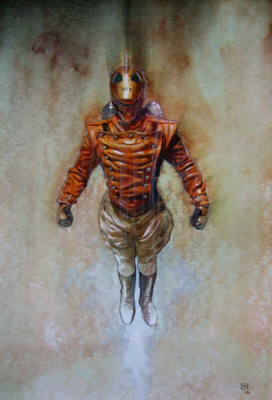 Rocketeer par Fabrice Le Hénanff - Illustration originale