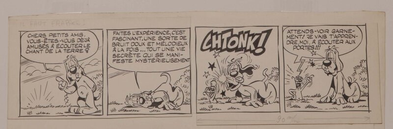 Gotlib, Le chant de la terre ... - Planche originale