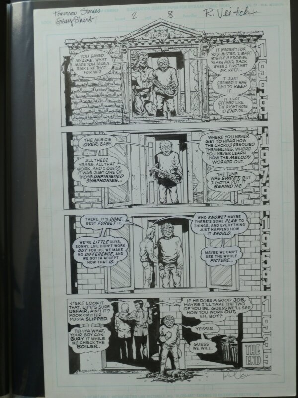 Greyshirt page par Rick Veitch - Planche originale