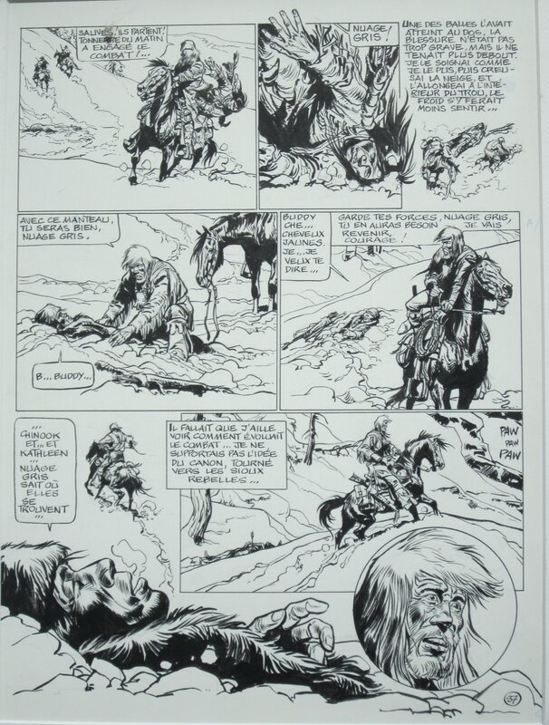 Buddy Longway by Derib - Comic Strip