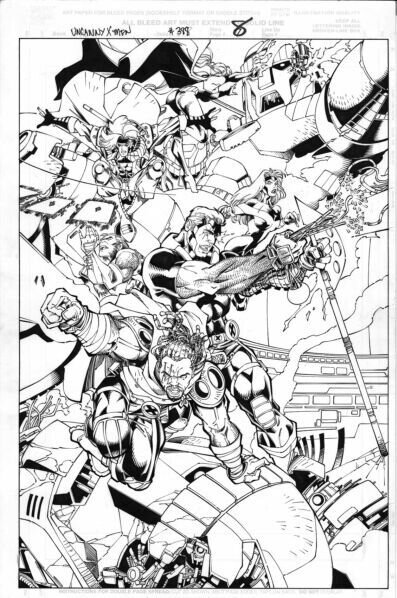 Salvador Larroca, Art Thibert, The Uncanny X-Men #388 p8 - Planche originale