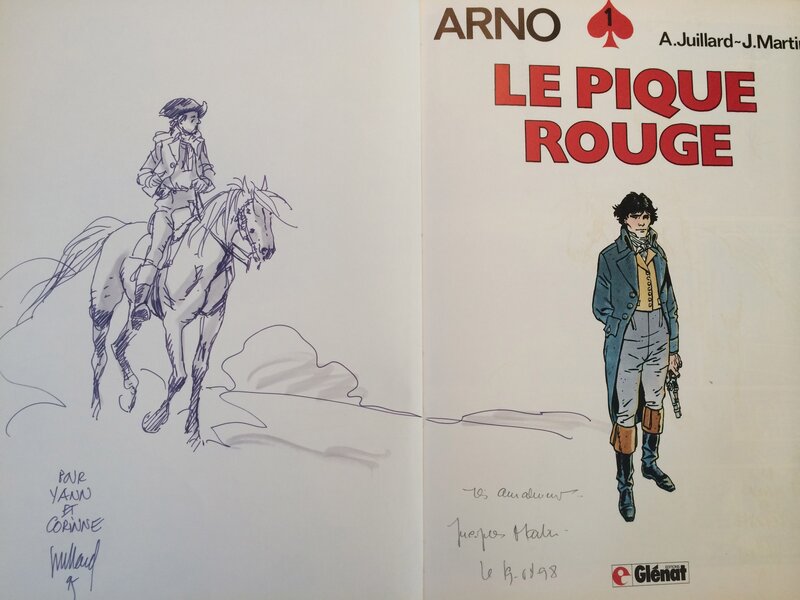 Arno by André Juillard, Jacques Martin - Sketch