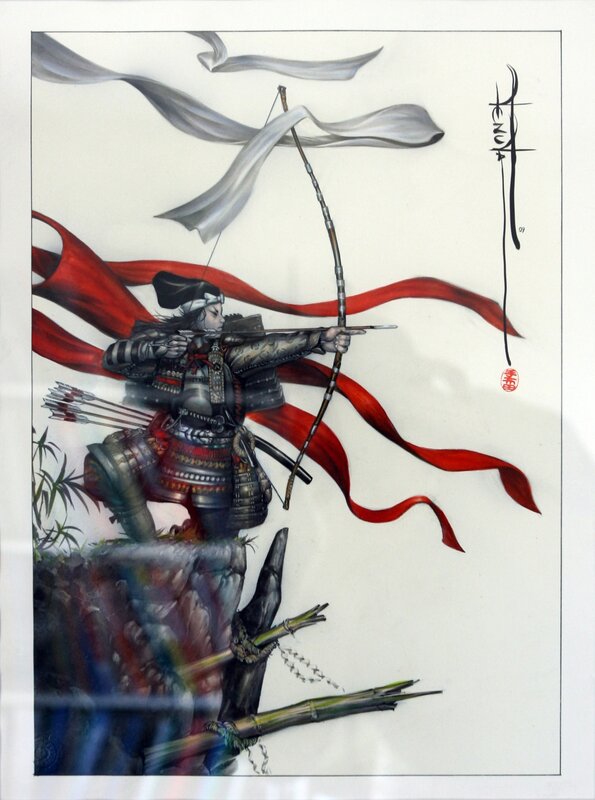 Samouraï par Saverio Tenuta - Illustration originale