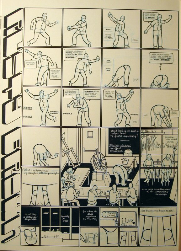 Mr Ware Contrapposto - Comic Strip