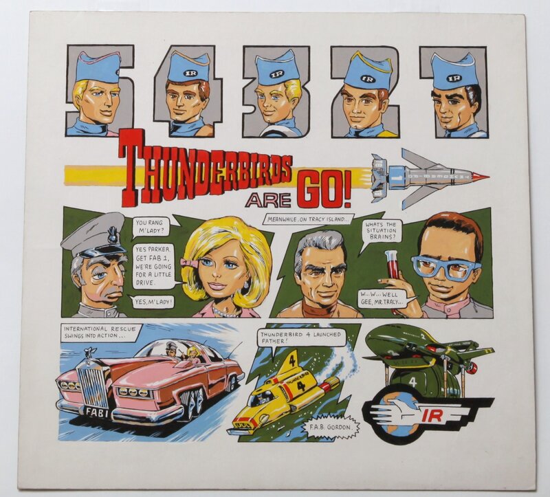 Thunderbirds !!! par unknown - Planche originale