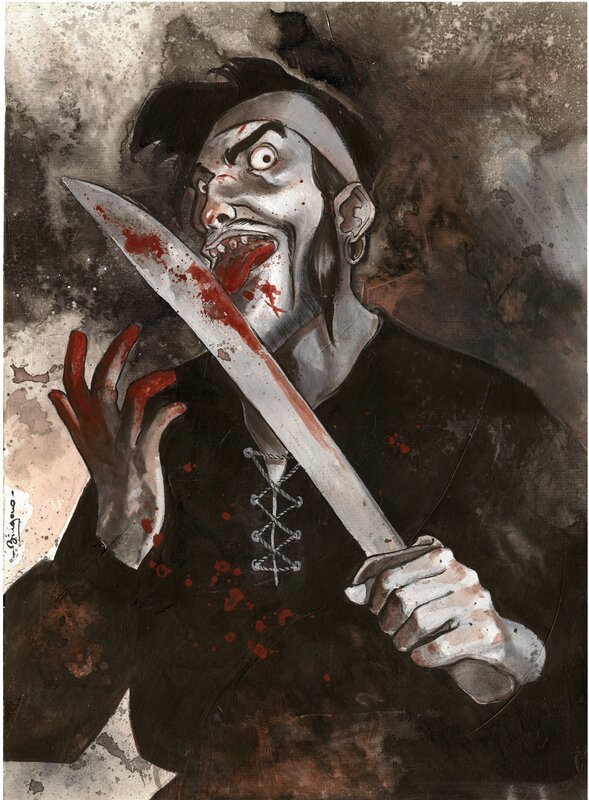 Blade taster par Brice Bingono - Illustration originale