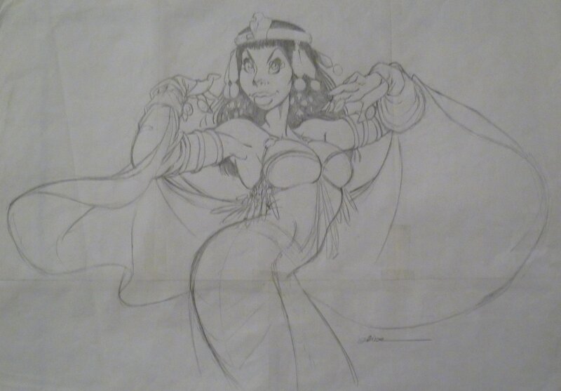 Crisse, Filles de Soleil T03 P07 - Illustration originale