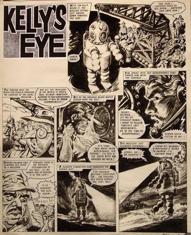 Kelly's EYE ! par Francisco Solano Lopez - Planche originale