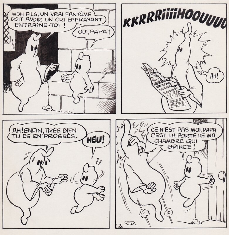 Arthur le fantôme - Un beau cri by Michel-Paul Giroud, Jean Cézard - Comic Strip