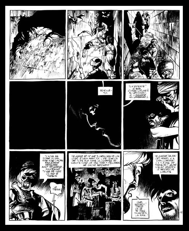 Bonhomme,  Marquis d'Anaon, La chambre de Khéops - Planche originale