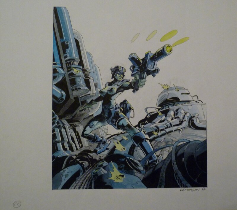 Patrick Lemordan, Filles de Soleil T02 P61 - Original Illustration