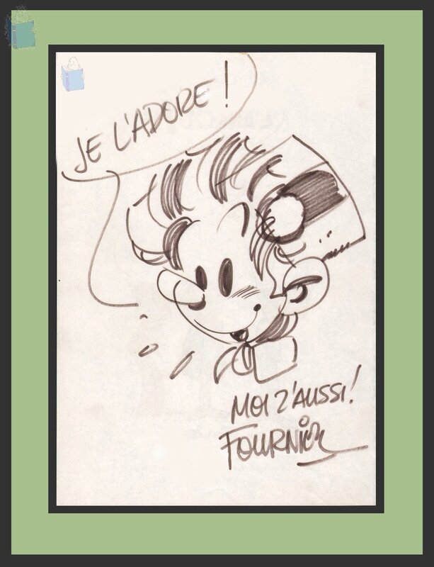 Spirou by Jean-Claude Fournier - Sketch