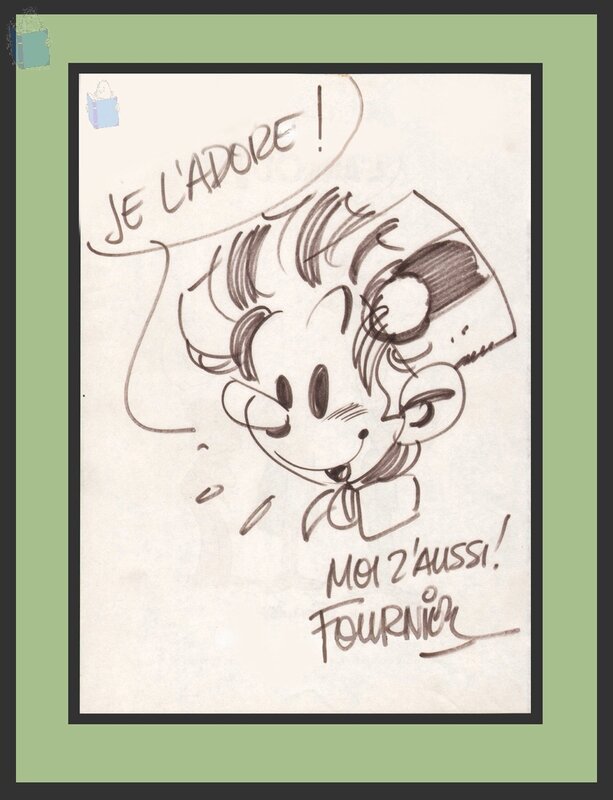 Spirou par Jean-Claude Fournier - Dédicace