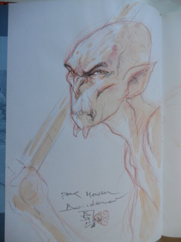Nicolas Demare, Merlin - La quête de l'épée (Tome 2) - Sketch