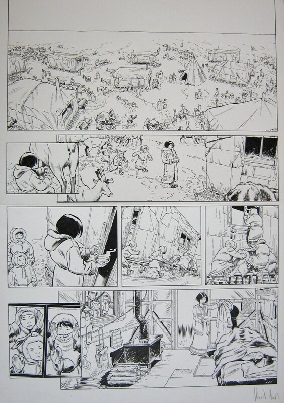 Alain Henriet, Daniel Pecqueur, Pierre Schelle, Stéphane Rosa, Golden Cup 4 - La fille de la toundra - Comic Strip