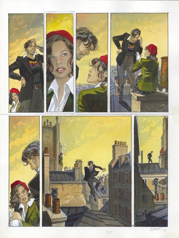 Le vol du corbeau by Jean-Pierre Gibrat - Comic Strip