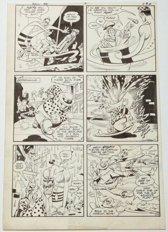 Hilary Barta, John Nyberg, Plastic man - planche 10 # 1 (1988) - Comic Strip