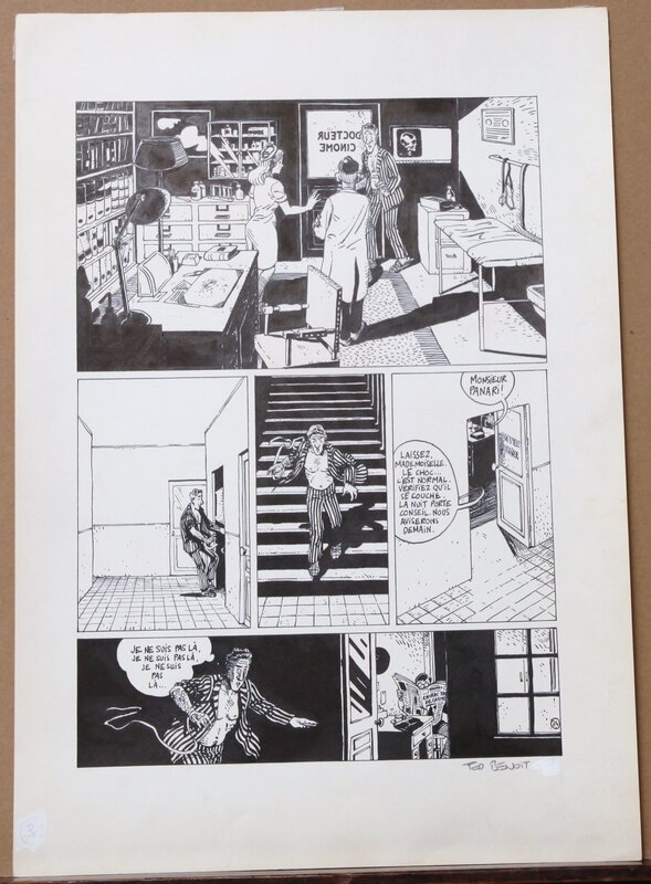 Ted Benoit, Hopital - Planche 34 - Comic Strip