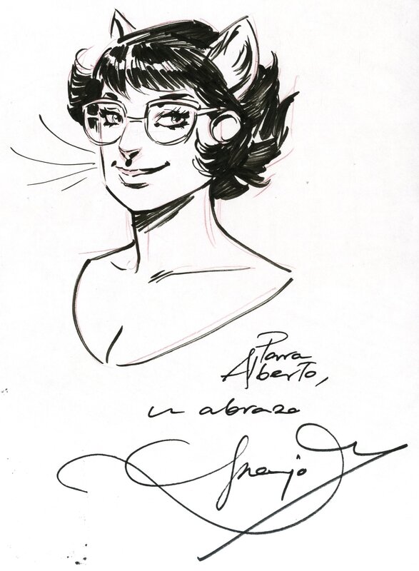 Juanjo Guarnido, Blacksad 3 - Amme Rouge (Alma) - Sketch