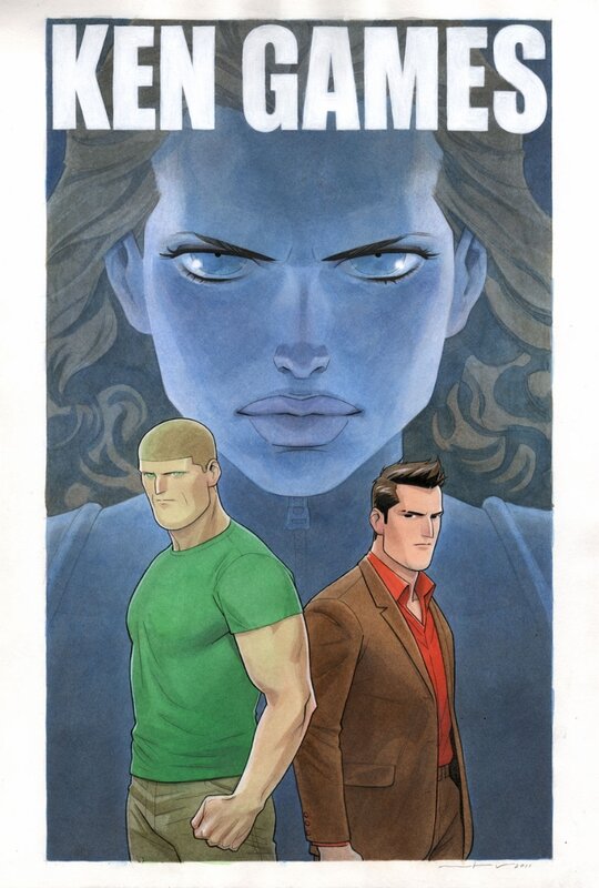 Marcial Toledano, Ken Games. Couverture refusé. - Original Illustration