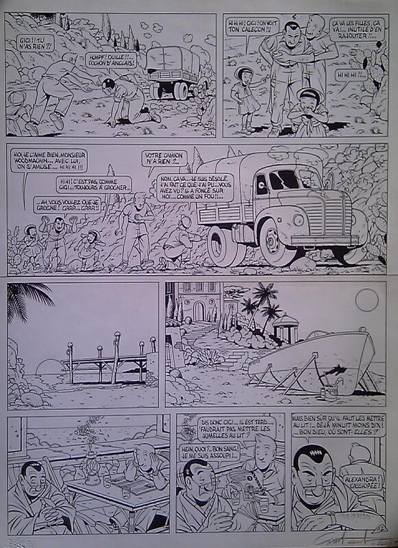 Michel Constant, Denis Lapière, Mauro Caldi - T4 La baie des menteurs - pl 12 - Comic Strip