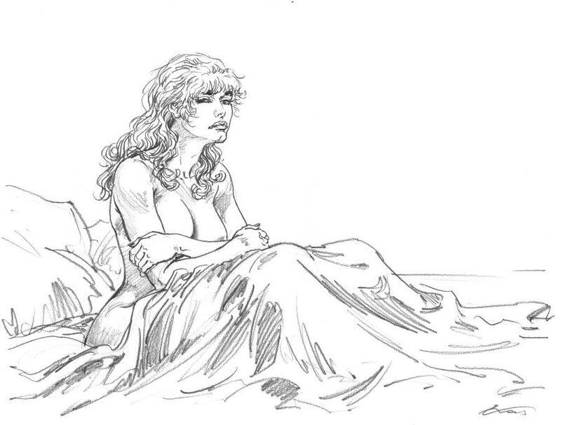 Kas, Halloween blues - Lana - Illustration originale