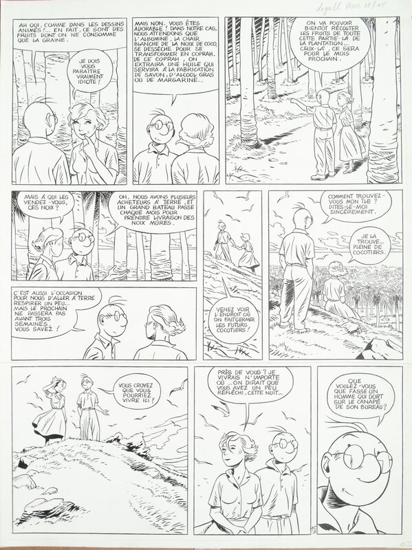 Frank Le Gall, Théodore Poussin #12: Les Jalousies - Comic Strip