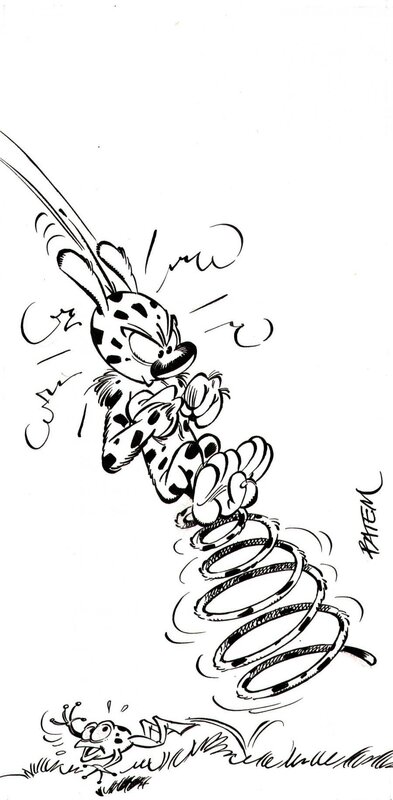 Le marsupilami by Batem - Original Illustration