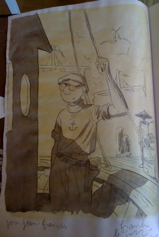 Dédicace 3. par Frank Le Gall - Dédicace