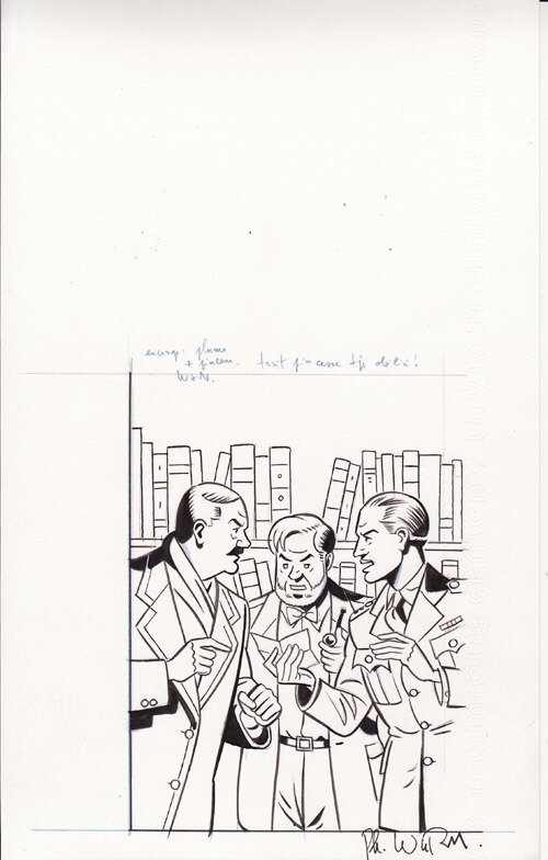 Philippe Wurm, Etude pour Blake et Mortimer - Original art