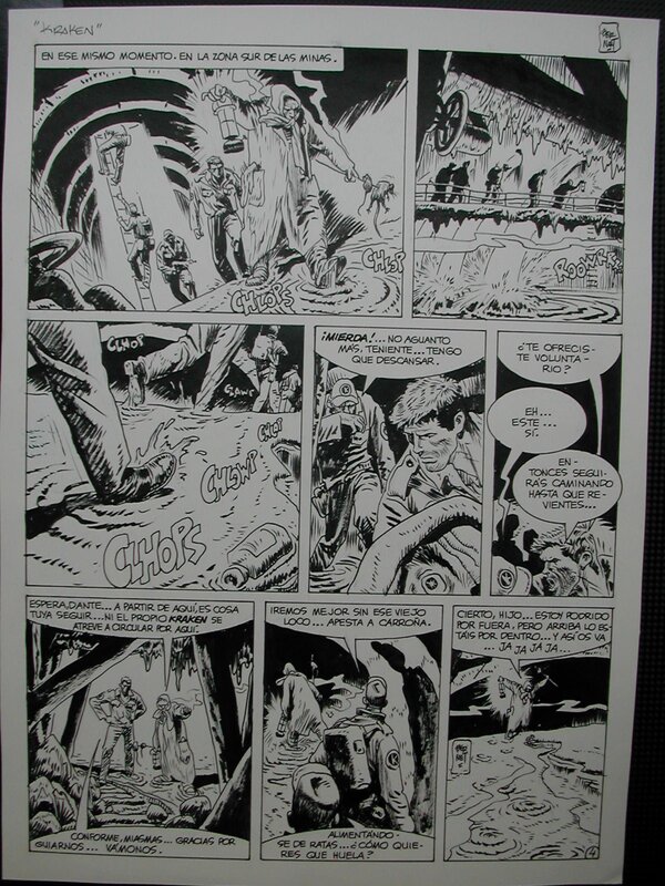 Jordi Bernet, Kraken - Querido Embajador pg4 - Comic Strip