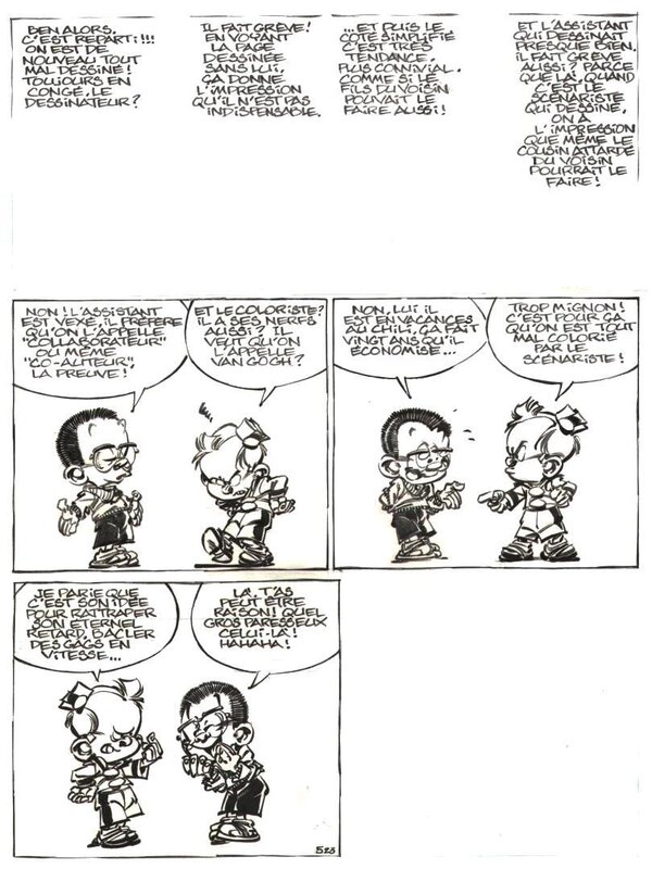 Dan Verlinden, Le Petit Spirou - Tiens-toi droit ! - Comic Strip