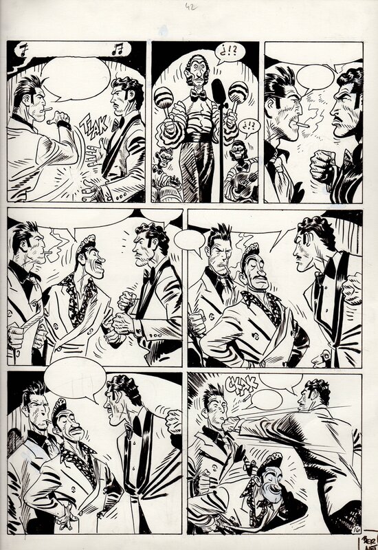 Torpedo Cuba par Jordi Bernet, Enrique Abuli - Planche originale