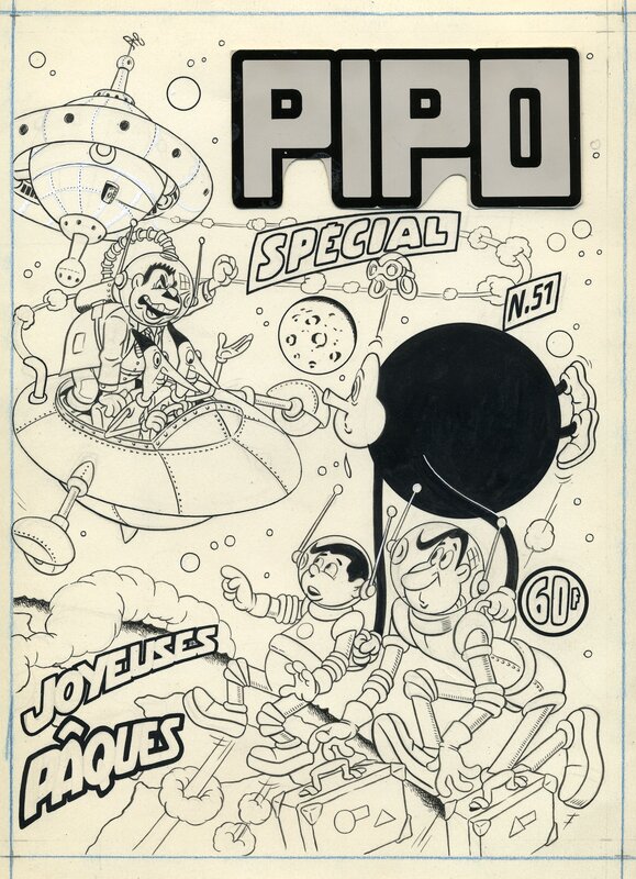 Jean Cezard, Pipo JOYEUSES PÂQUES ! - Comic Strip