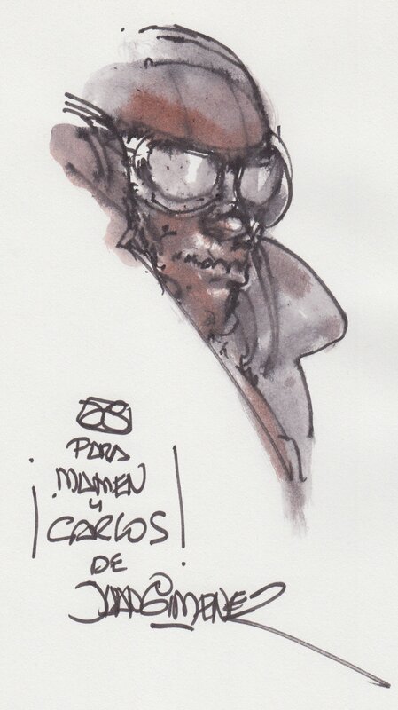 L'as de Pique by Juan Giménez - Sketch
