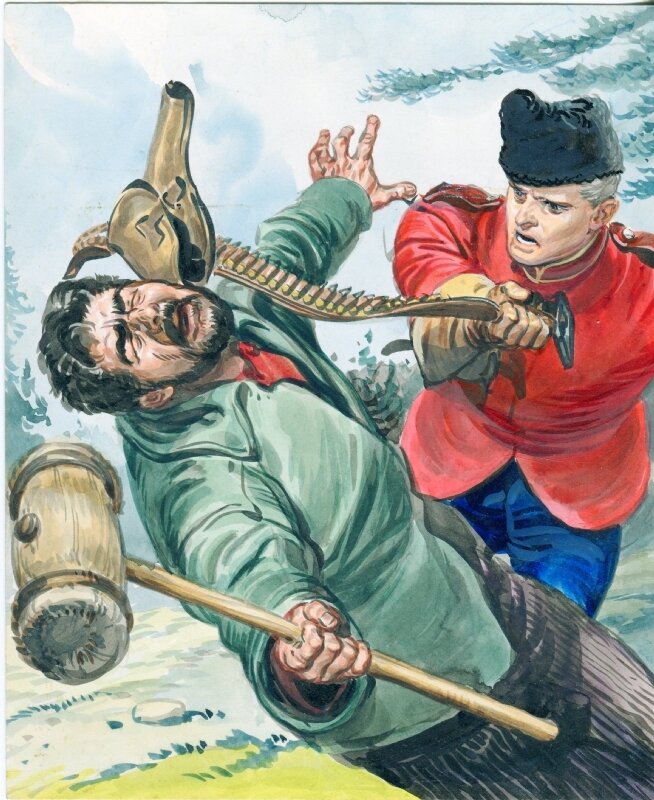 Couverture DE JIM CANADA N° 20 PAR RINO FERRARI - Couverture originale