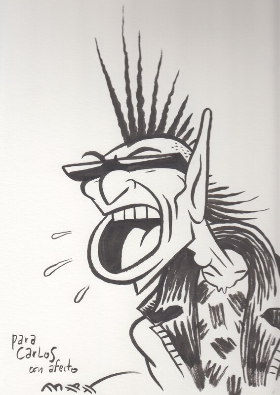 Peter Punk par Max - Dédicace