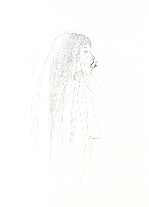 Le Moustique par Rébecca Dautremer - Illustration originale