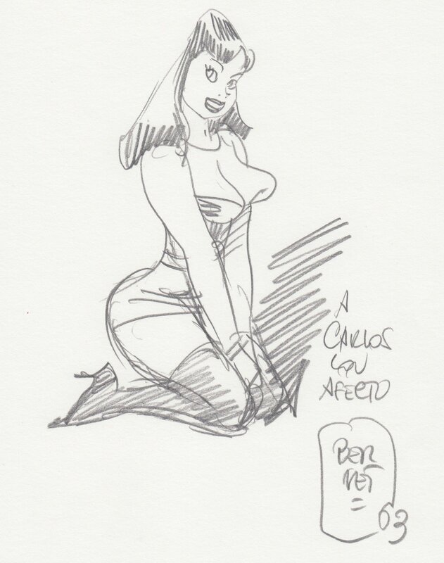 Claire de nuit by Jordi Bernet - Sketch