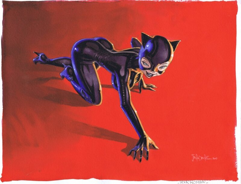Jean-Baptiste Andréae, Catwoman par Andreae - Illustration originale