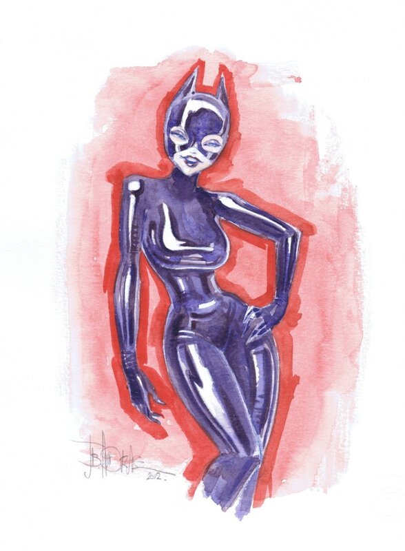 Jean-Baptiste Andréae, Catwoman par Andreae - Illustration originale