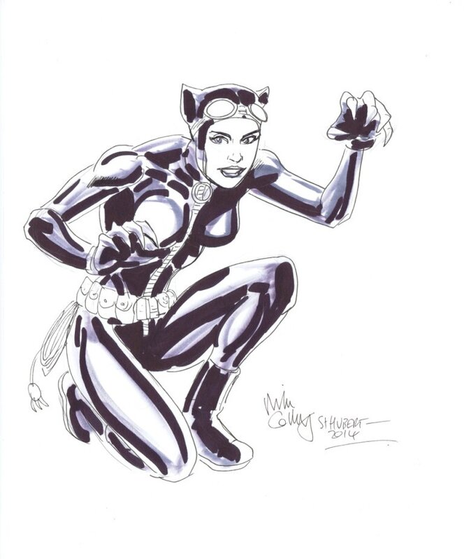 Catwoman par Collins by Mike Collins - Sketch
