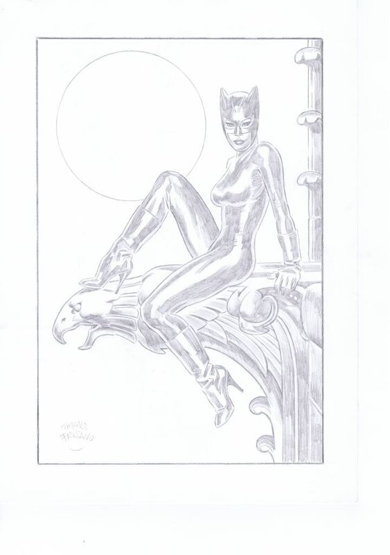 Catwoman par Frisano - Illustration originale