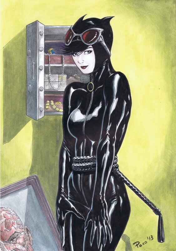 Catwoman par Paco - Illustration originale