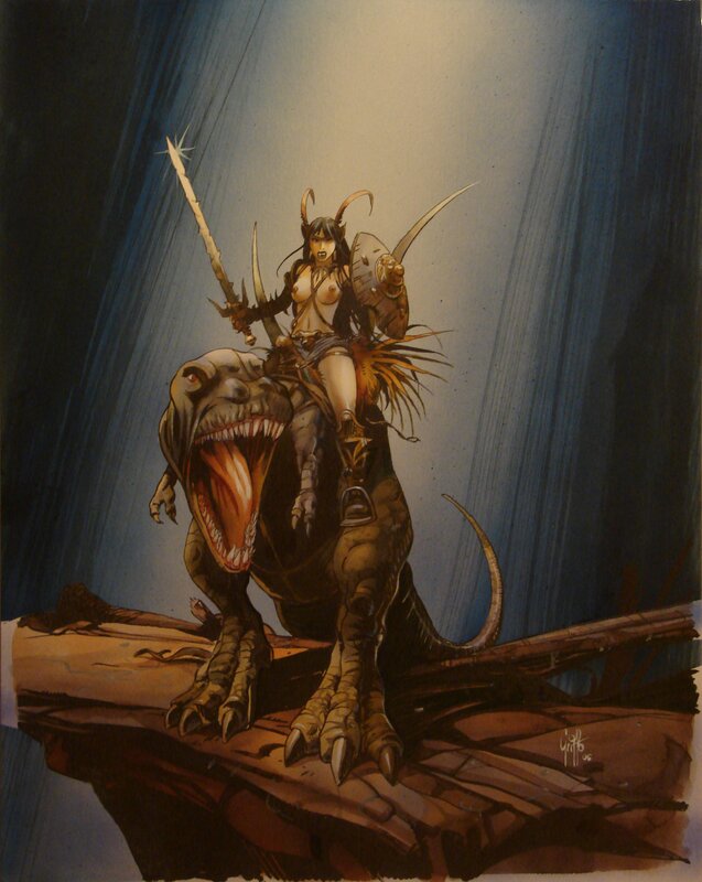 Dragon - commission par Griffo - Illustration originale