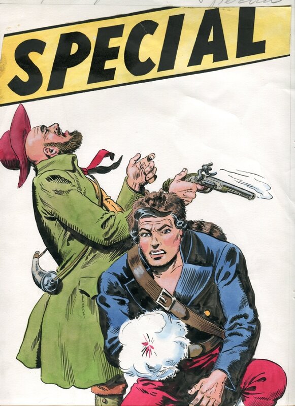 COUVERTURE DU SPÉCIAL CAP'TAIN SWING N°1 PAR GIOVANNI SINCHETTO - Couverture originale